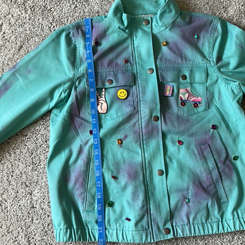 Handmade painted jacket. - Picture 14 of 17